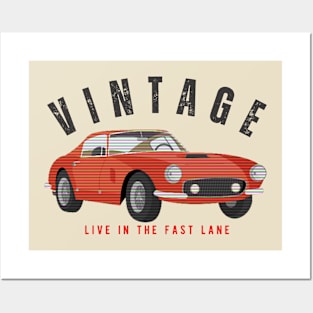 Vintage Cars Posters and Art